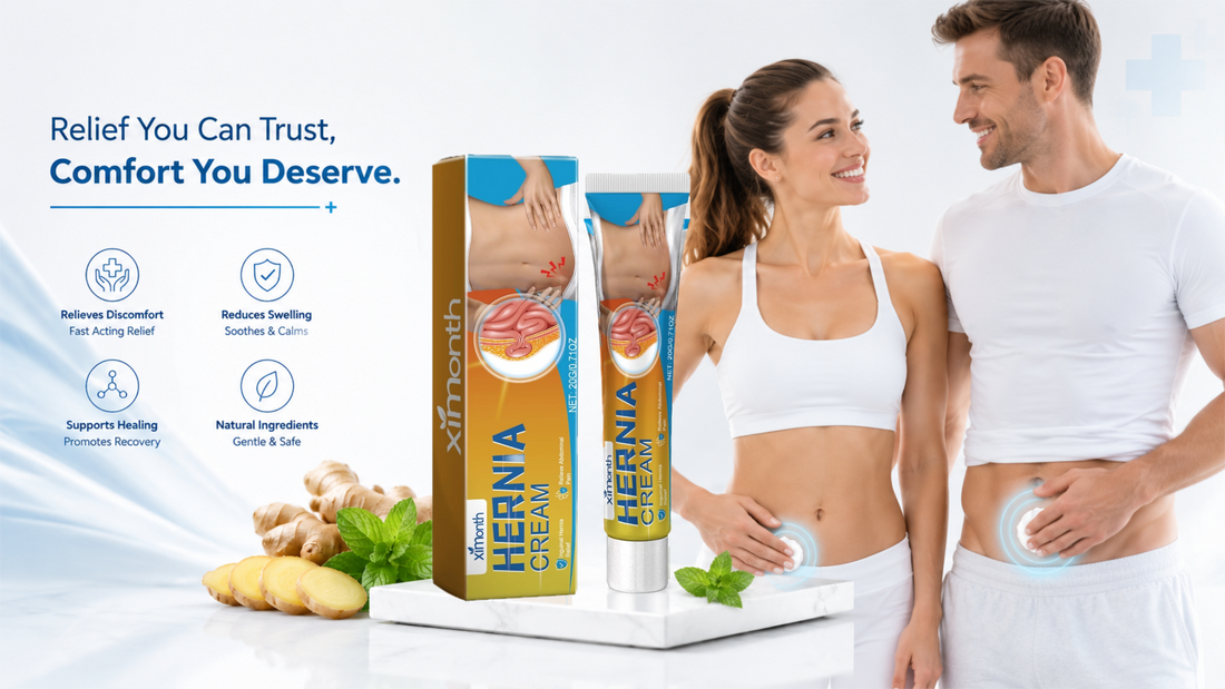 Hernia Relief Cream with Mint and Ginger — Relief You Can Trust, Comfort You Deserve